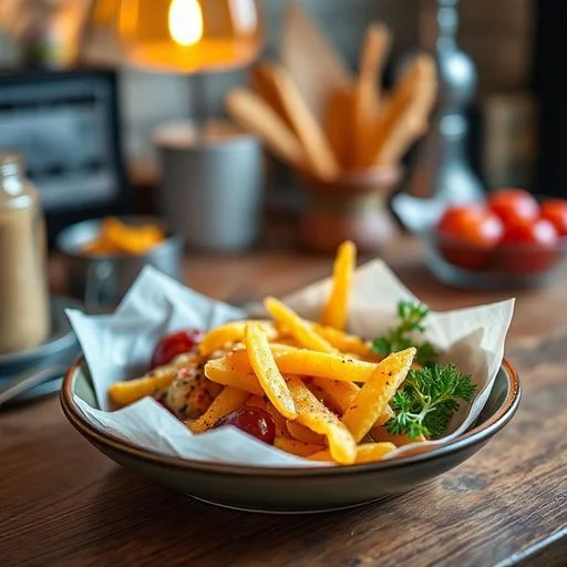 Beautifully frosted cupcake with edible flower